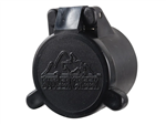 BUTLER CREEK "Traditional" Flip Open Objective Scope Cover Black, #5, (Fits 1.387"/ 35.20mm Outside Obj)