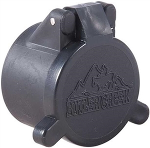 BUTLER CREEK "Traditional" Flip Open Objective Scope Cover Black, #26, (Fits 1.820"/46.20mm Outside Obj)