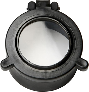 BUTLER CREEK Bundle "Traditional" Flip Open Objective Scope Cover Black, #19, (Fits 1.646"/ 41.80mm Outside Obj) & Butler Creek Blizzard (1.60-1.68"/40.64-42.95mm)