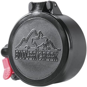 BUTLER CREEK "Traditional" Flip Open Eyepiece Scope Cover Black, #18, (Fits 1.700"/43.20mm)