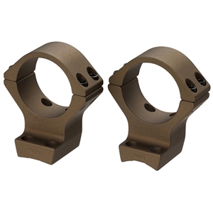BROWNING Integrated XBOLT 1" Medium BURNT BRONZE Scope Mounts