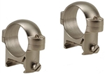 BURRIS Zee Rings (Weaver-Style) Silver Low 1 inch </b><span style="font-weight: bold; font-style: italic; color: rgb(204, 0, 23);">Closeout Sale!</span>