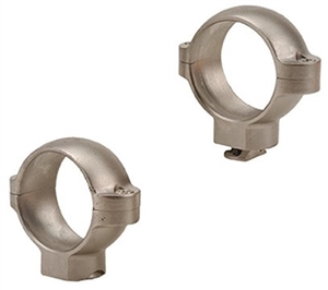 BURRIS Signature (Dovetail front, Windage Adjustable Rear) Silver Medium 1 inch Rings