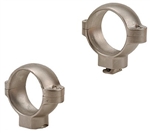 BURRIS Signature (Dovetail front, Windage Adjustable Rear) Silver High 1 inch Rings
