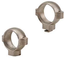 BURRIS Signature (Dovetail front, Windage Adjustable Rear) Silver High 1 inch Rings