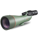 KOWA TSN 99mm Straight Spotting Scope (Green Rubber Armor) Body (Prominar Pure Flourite Lens) & TE-11WZ II 30-70x Wide Angle, Zoom Eyepiece