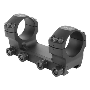 MDT One Piece 34mm 1.34" Medium Black Matte (6 Bolt) Scope Mount