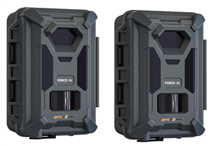 SPYPOINT FORCE-24 Non-Cellular, 2K Video, 24MP Photos, Low-Glow LEDs, Night Vision Game Camera, 70ft Motion Detection, Trail Camera-Twin Pack