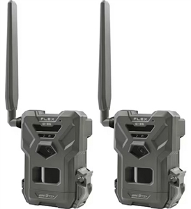 SPYPOINT FLEX G-36 (1080 Videos Plus Sound) 36MP Cellular36MP Trail Camera-Twin Pack