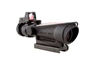 Trijicon ACOG 3.5x35 Scope, Dual Illuminated Red Crosshair .223 Ballistic Reticle, 3.25 MOA RMR Sight, and TA51 Mount