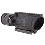 TRIJICON ACOG 6x48mm BAC, Thumbscrew Mount,Tritium Illuminated, Red Horseshoe Dot .308 / 7.62 Ballistic Reticle with TA75 Adapter