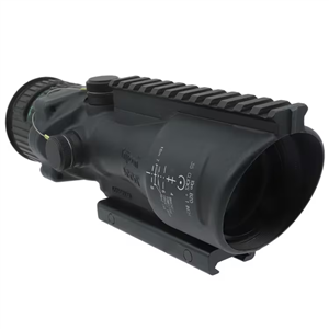 TRIJICON ACOG 6x48mm BAC MGO M240, BAC, Thumbscrew Mount,  Trit Illuminated Green Horseshoe Dot Reticle w/ TA75 Adapter