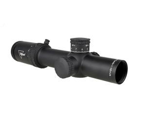 Trijicon Credo 1-10x28mm FFP Red/Green MRAD Segmented Circle 34mm Matte Blk Riflescope w/Exposed Elevation Adjuster & Return to Zero (Incl Trijicon Q Lock AR Mount)