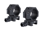 Trijicon SCOPE RINGS W/ Q-LOC - BLACK, FITS 30MM TUBES, MEDIUM, 1.1"H
