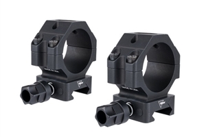 Trijicon SCOPE RINGS W/ Q-LOC - BLACK, FITS 30MM TUBES, MEDIUM, 1.1"H