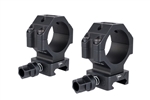 Trijicon SCOPE RINGS W/ Q-LOC - BLACK, TALL, FITS 34MM TUBES, 1.3"H