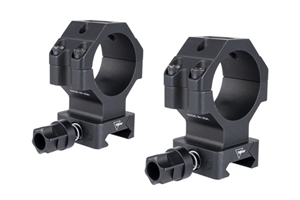 Trijicon SCOPE RINGS W/ Q-LOC - BLACK, EXTRA TALL, FITS 34MM TUBES, 1.4"H