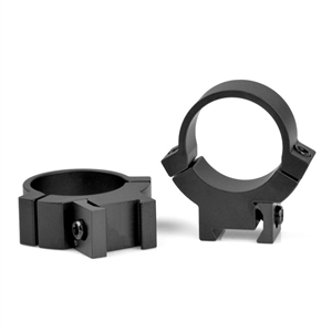 Warne Maxima 1 inch, Rimfire (3/8 or 11mm Dovetail) Medium Matte Rings
