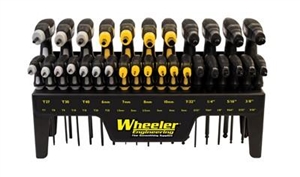 WHEELER SAE/Metric/Hex/Torx P-Handle Driver Set, 30 pc