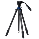 Zeiss Pro Series Lightweight Universal Carbon Fiber-Tripod Kit, w/ 3-Sec Legs & FLUID HEAD